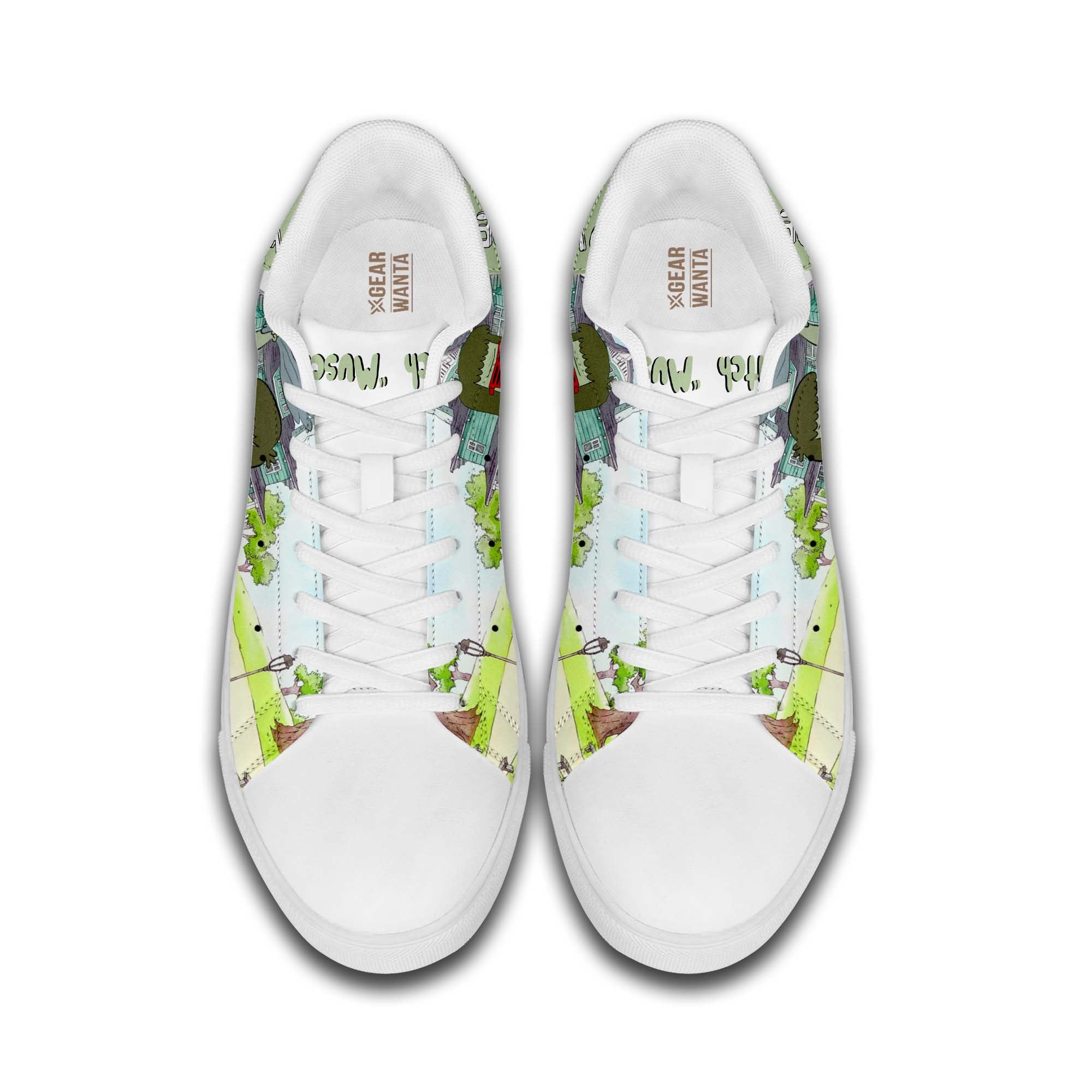 Mitch Muscle Skate Shoes Custom Regular Show Cartoon Fans
