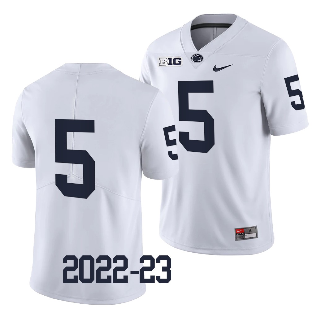 Mitchell Tinsley Penn State Nittany Lions #5 White Jersey 2022-23 College Men's Limited Uniform