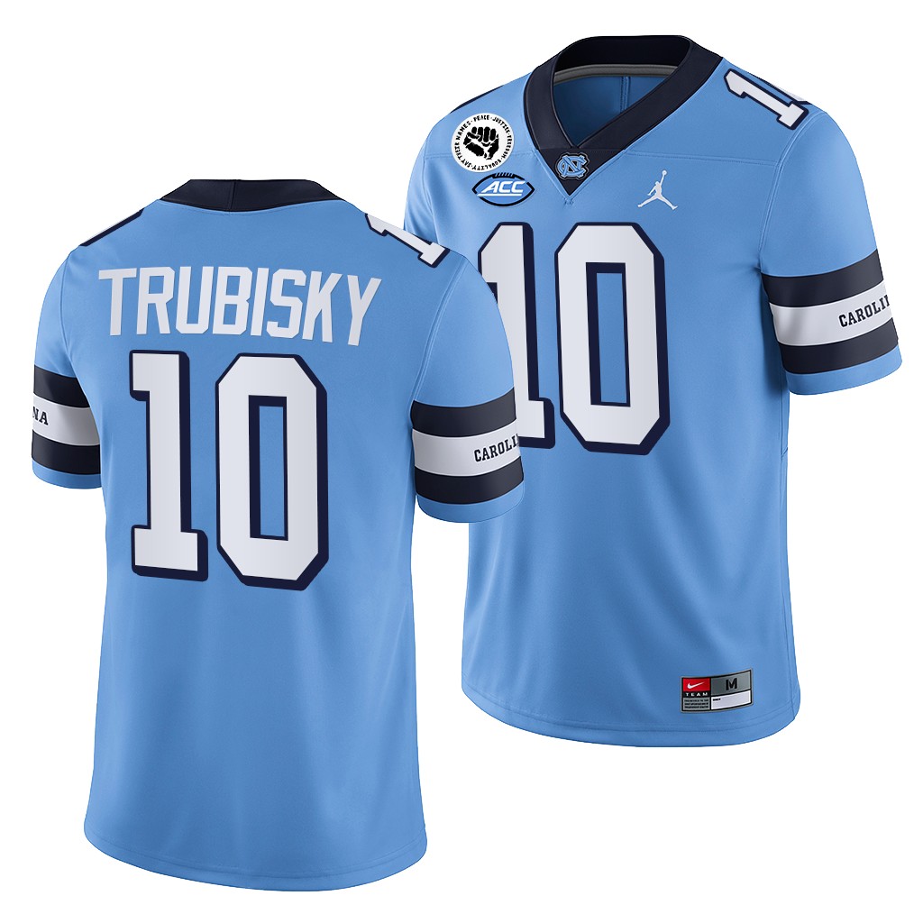 Mitchell Trubisky North Carolina Tar Heels College Blue Alumni 10 Jersey Men