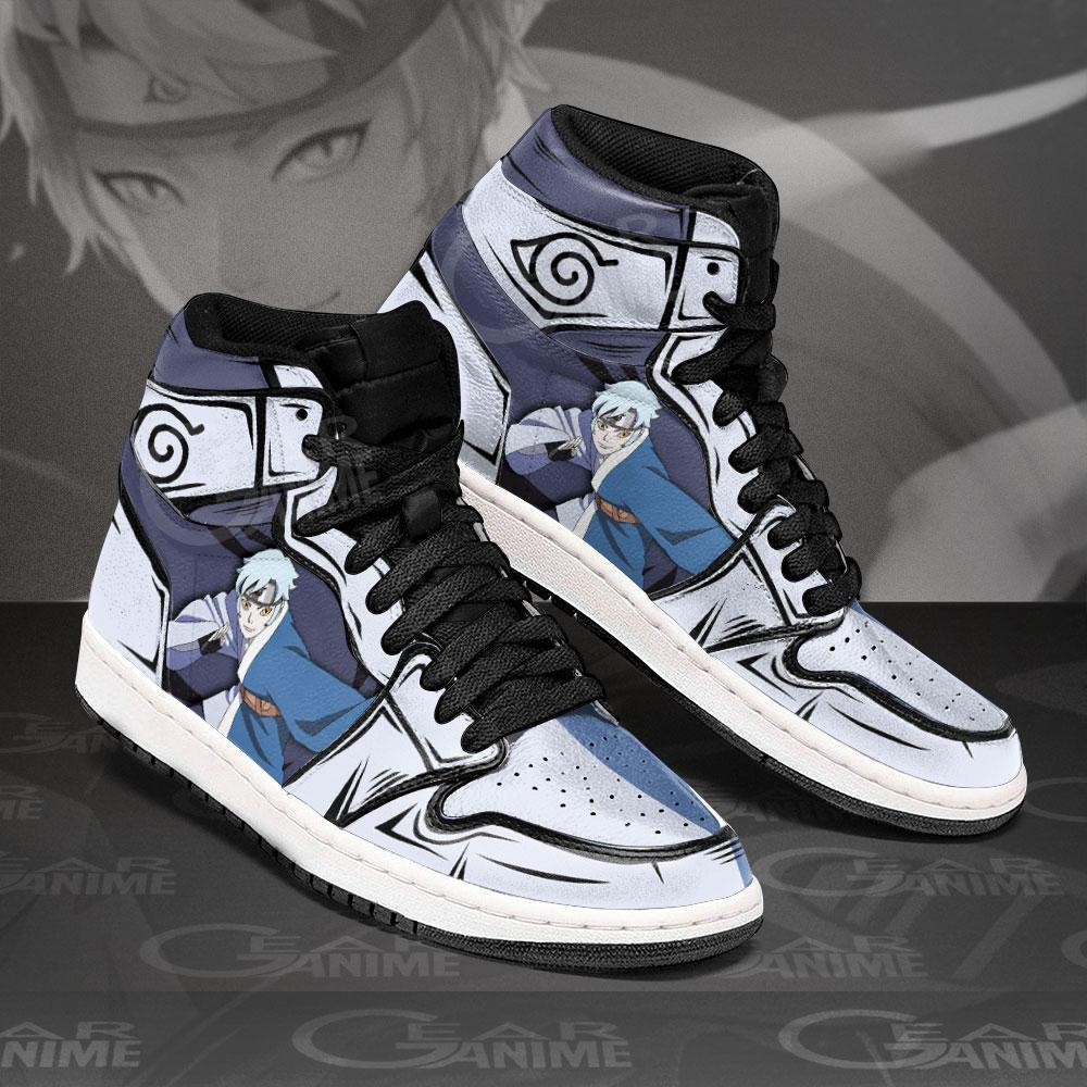 Mitsuki JD1s Sneakers Anime Boruto Shoes, Air Jordan Hightop