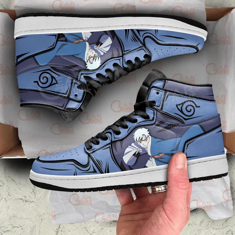 Mitsuki JD1s Sneakers Anime Boruto Shoes, Air Jordan Hightop