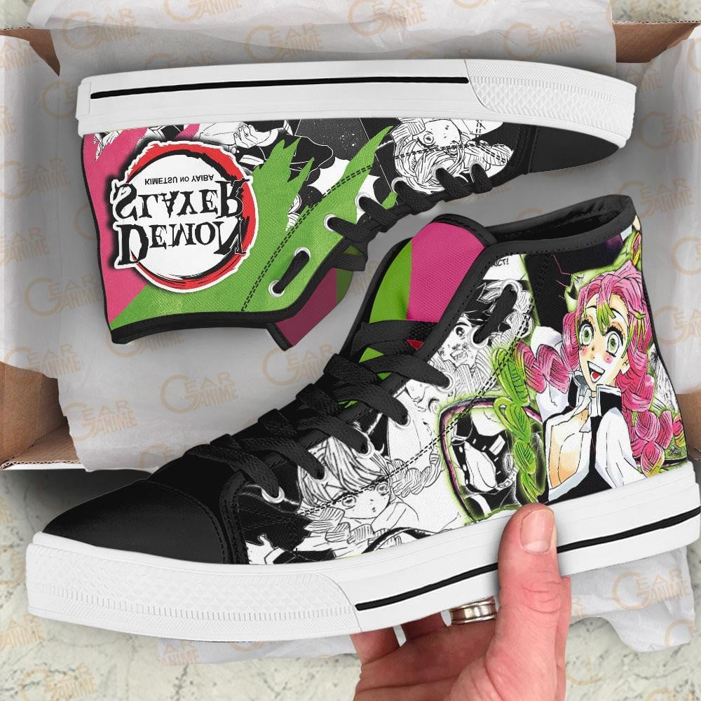 Mitsuri Kanroji High Top Shoes Custom Anime Demon Slayer Sneakers