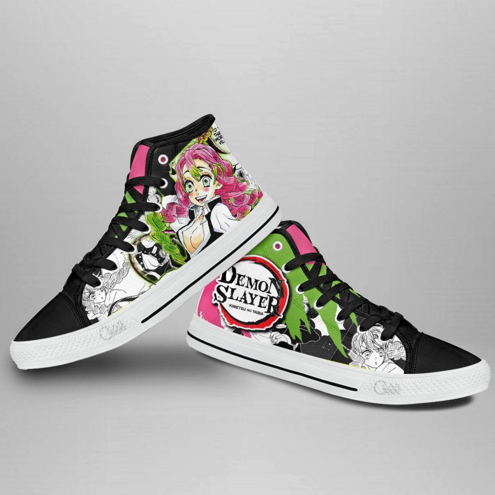 Mitsuri Kanroji High Top Shoes Custom Anime Demon Slayer Sneakers