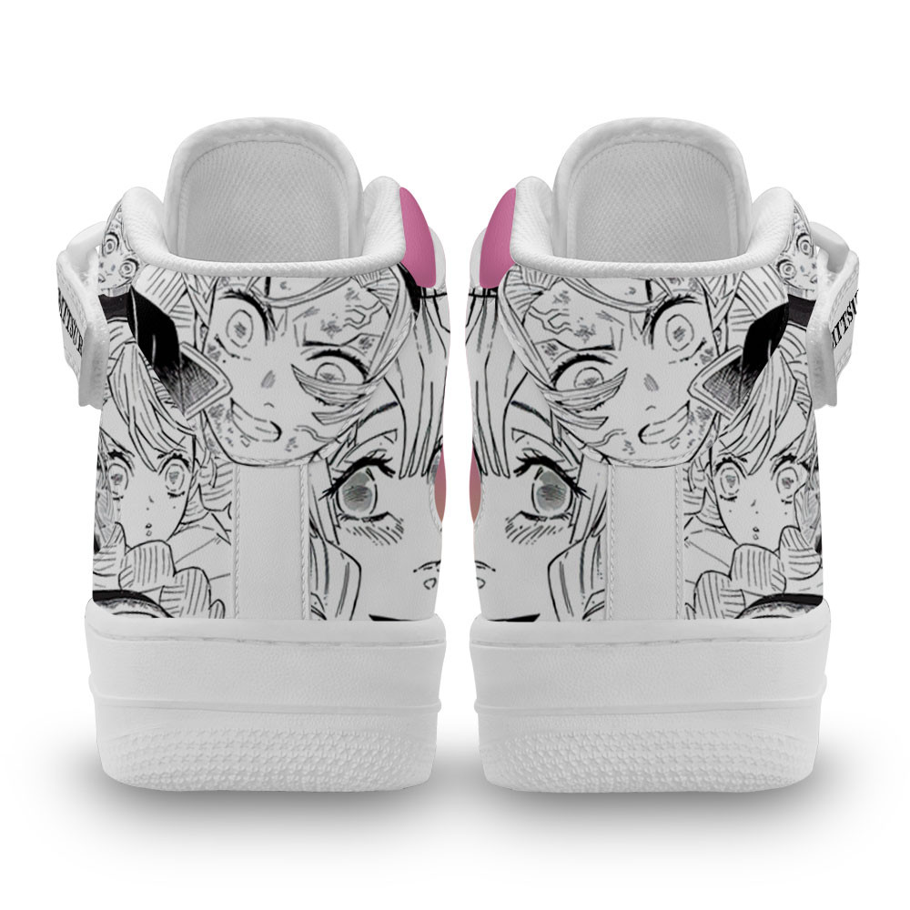 Mitsuri Kanroji Sneakers Air Mid Demon Slayer Anime Shoes Mix Manga