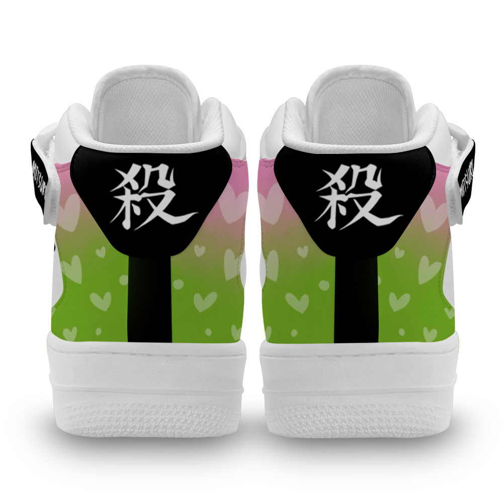 Mitsuri Sneakers Air Mid Custom Anime Demon Slayer Shoes