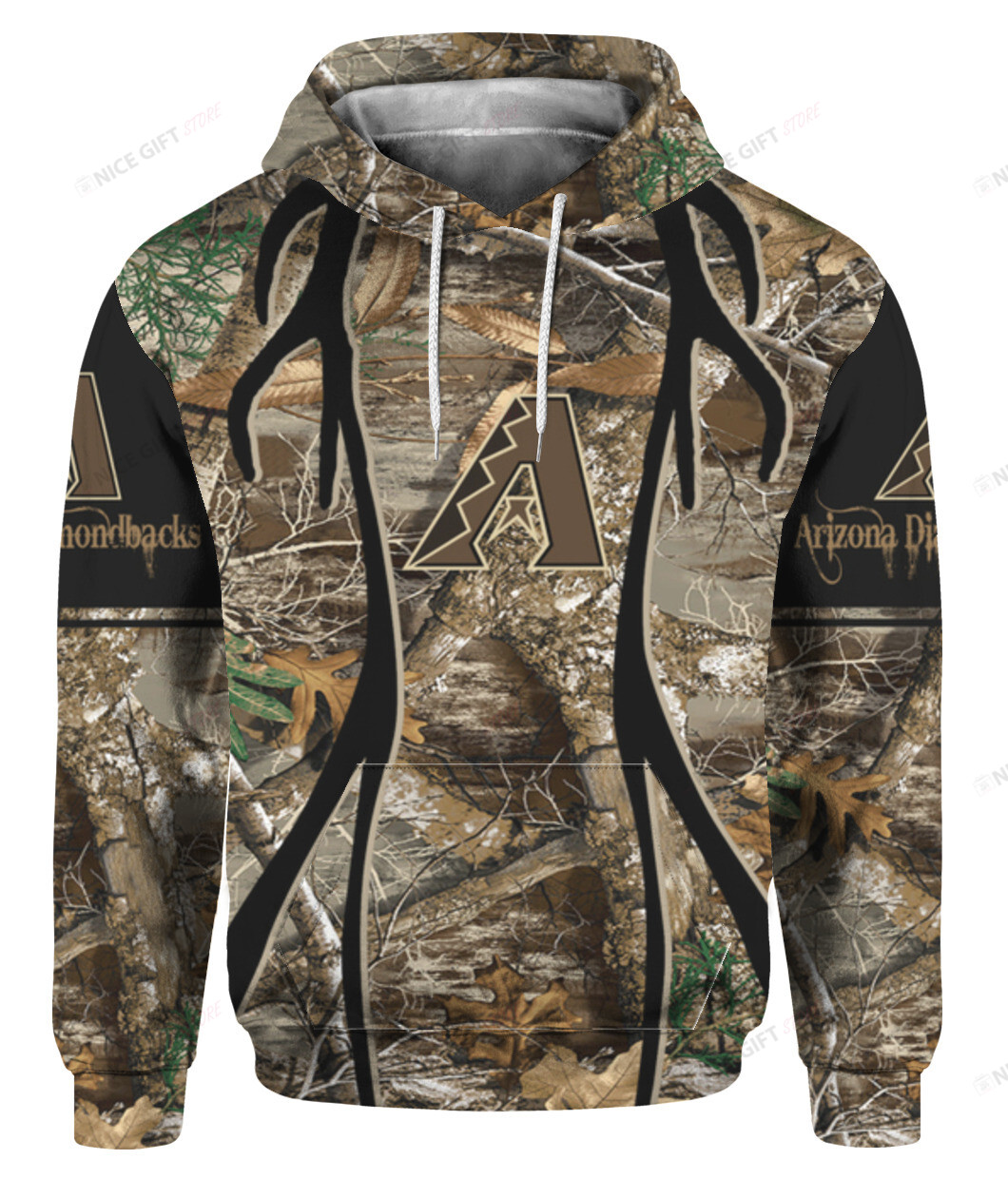MLB Arizona Diamondbacks Hunting 3D Hoodie Gift For Fans