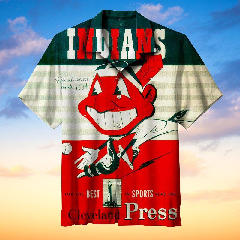 MLB Cleveland Indians – Premium Hawaiian Shirt – Gift For Sports Lovers