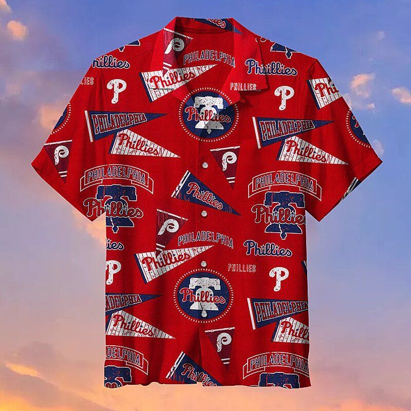 MLB Philadelphia Phillies – Premium Hawaiian Shirt – Gift For Sports Lovers