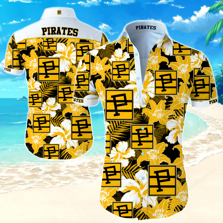 Mlb Pittsburgh Pirates Lily Hawaiian Shirt