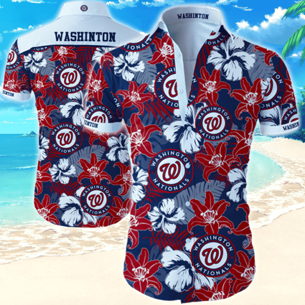 MLB Washington Nationals – Premium Hawaiian Shirt – Gift For Sports Lovers