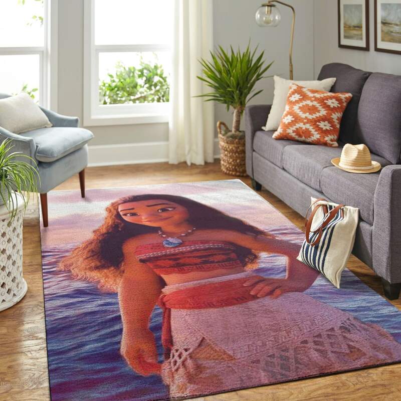 Moana Living Room Area Rectangle Rug