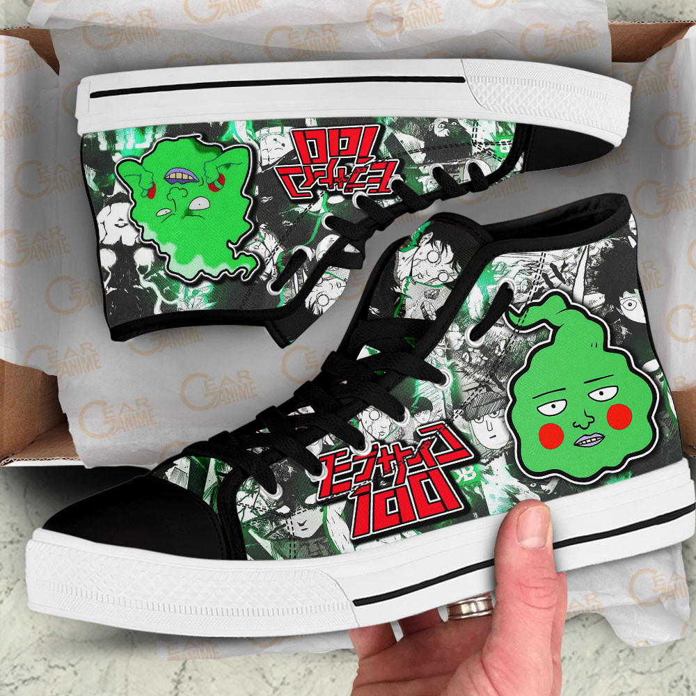 Mob Psycho 100 Ekubo Anime Custom High Top Shoes