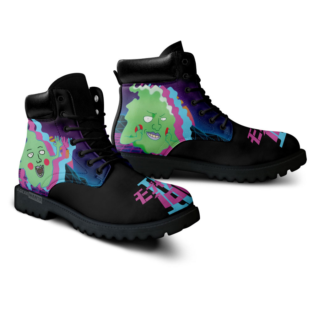 Mob Psycho 100 Ekubo Boots Anime Custom Shoes