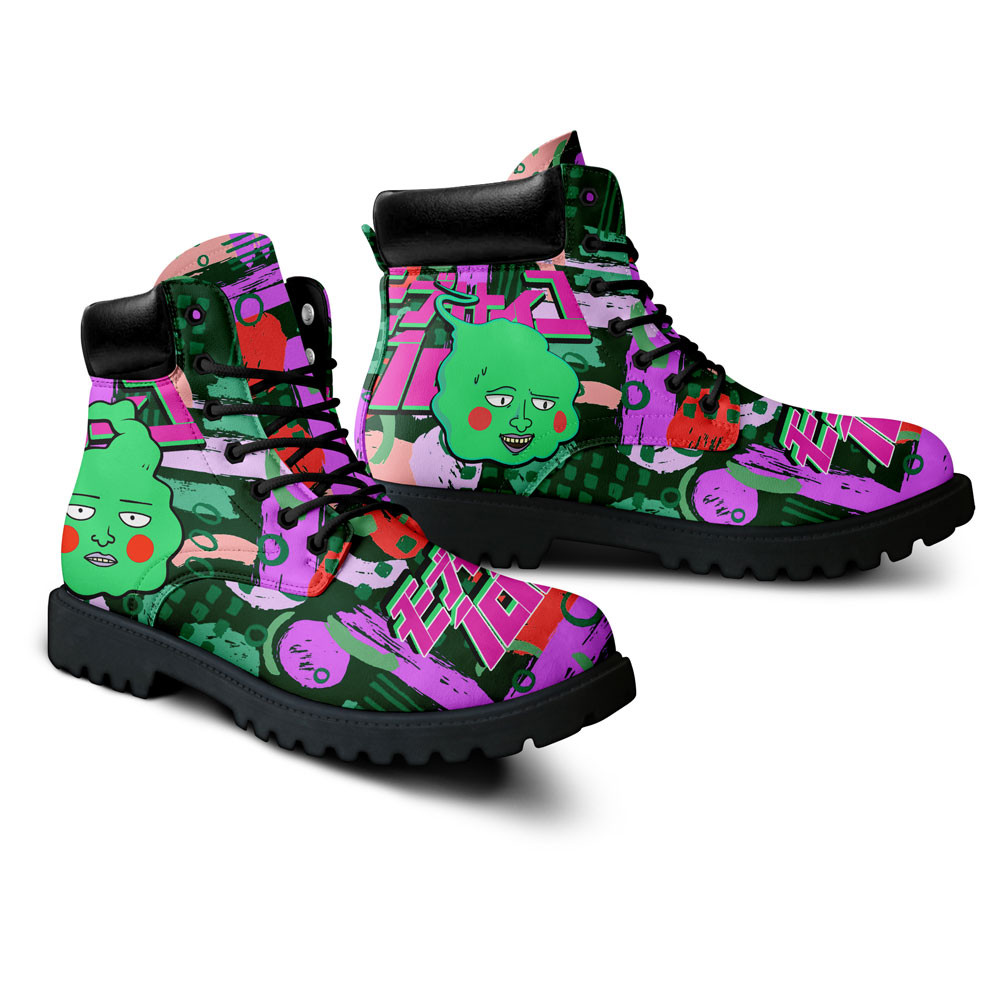 Mob Psycho 100 Ekubo Boots Anime Custom Shoes
