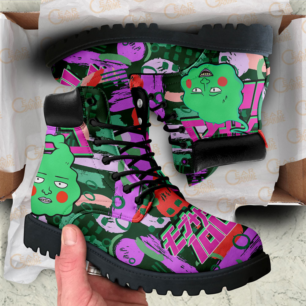 Mob Psycho 100 Ekubo Boots Anime Custom Shoes