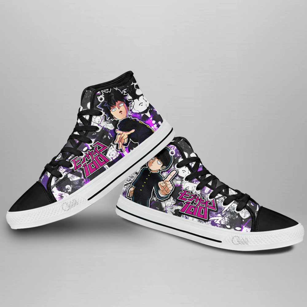 Mob Psycho 100 Shigeo Kageyama Anime Custom High Top Shoes