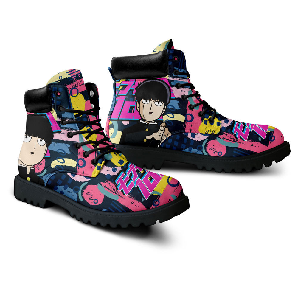 Mob Psycho 100 Shigeo Kageyama Boots Anime Custom Shoes