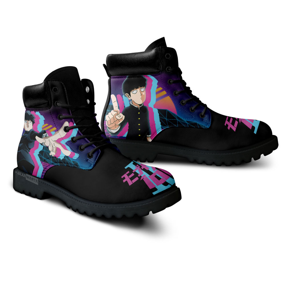 Mob Psycho 100 Shigeo Kageyama Boots Anime Custom Shoes