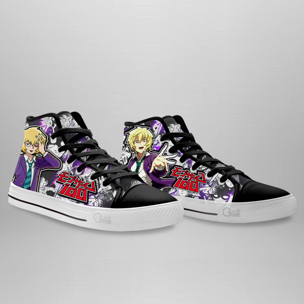 Mob Psycho 100 Teruki Hanazawa Anime Custom High Top Shoes