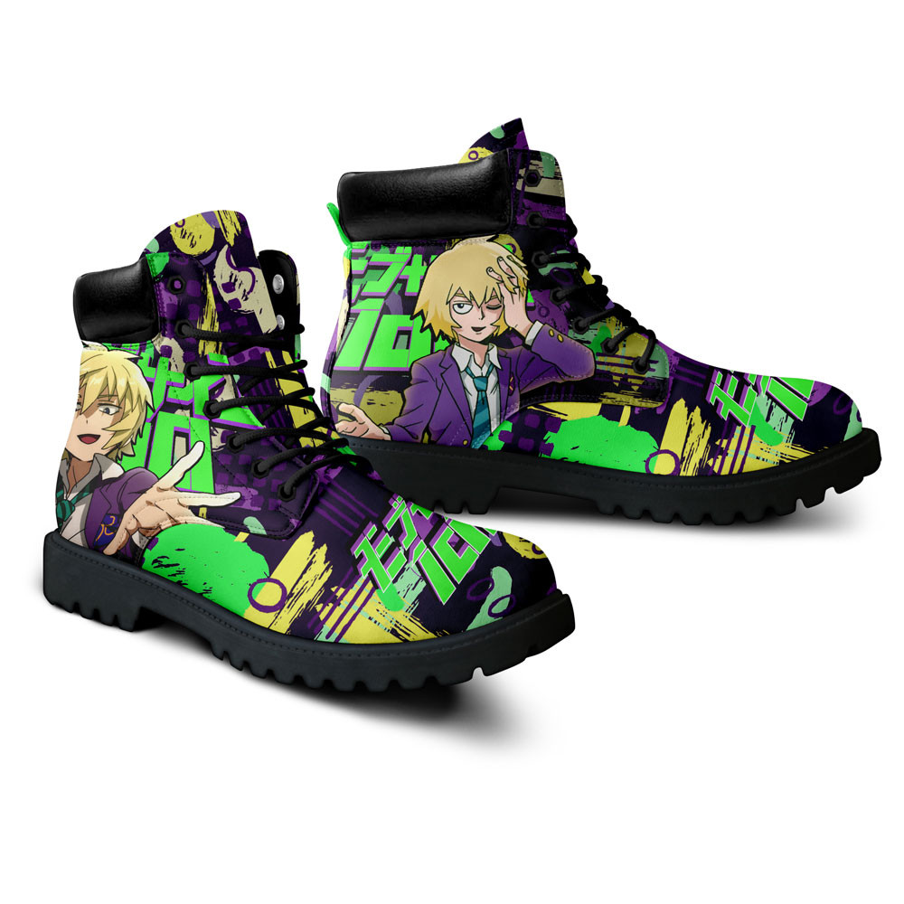 Mob Psycho 100 Teruki Hanazawa Boots Anime Custom Shoes