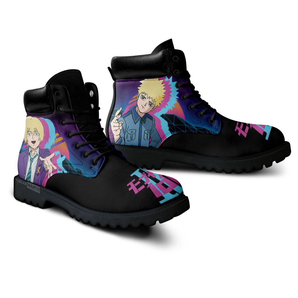 Mob Psycho 100 Teruki Hanazawa Boots Anime Custom Shoes
