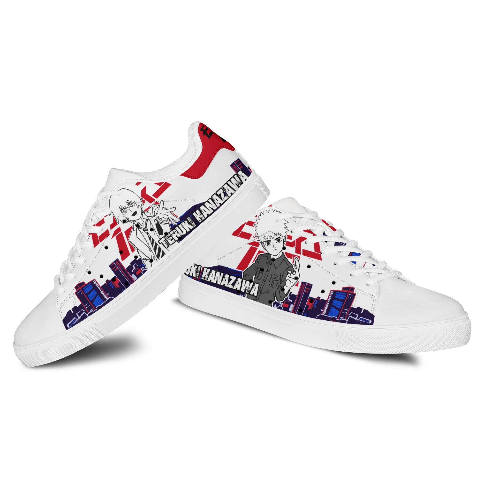 Mob Psycho 100 Teruki Hanazawa Skate Sneakers Custom Anime Shoes