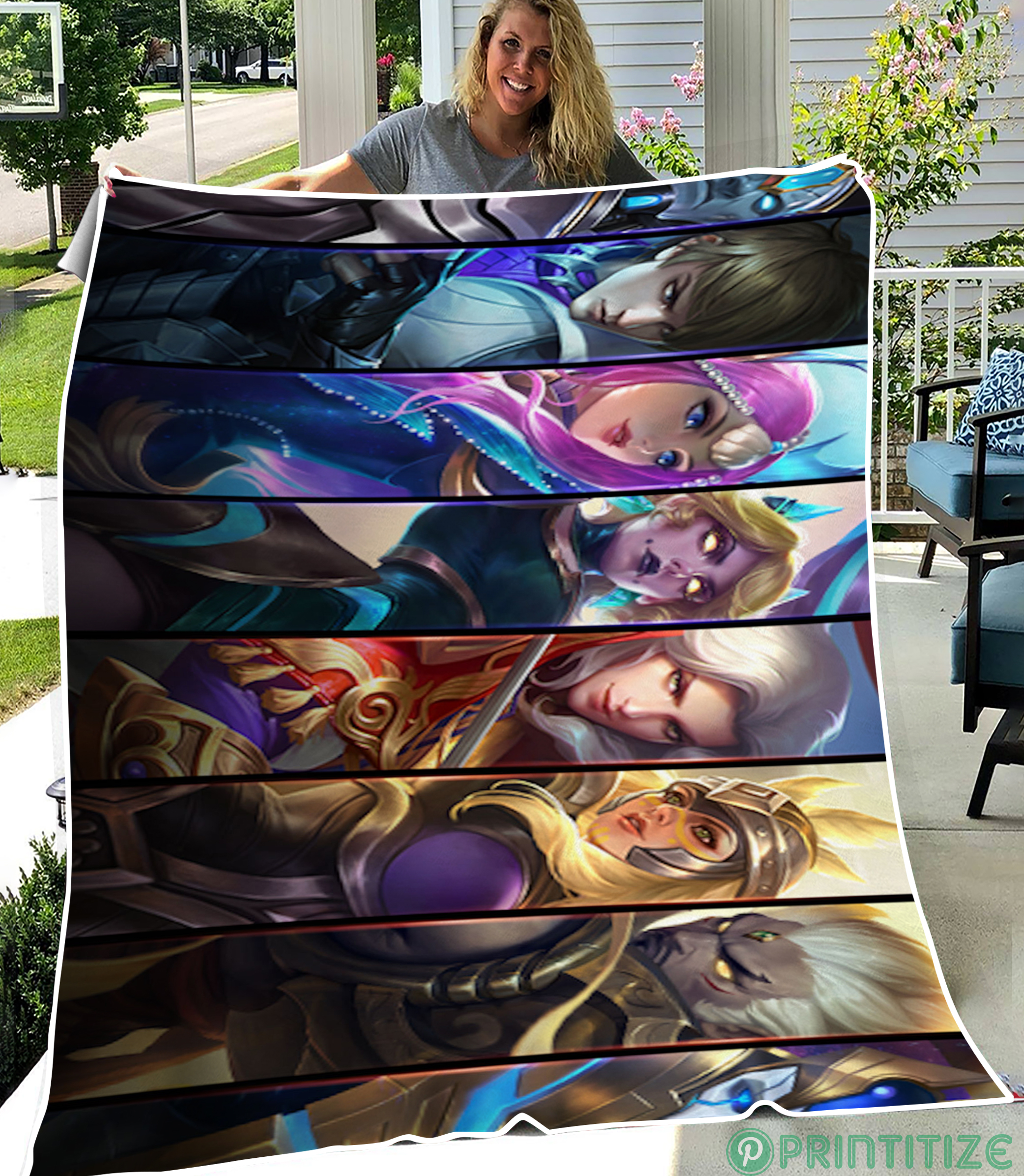 Mobile Legends Champ Fleece Blanket