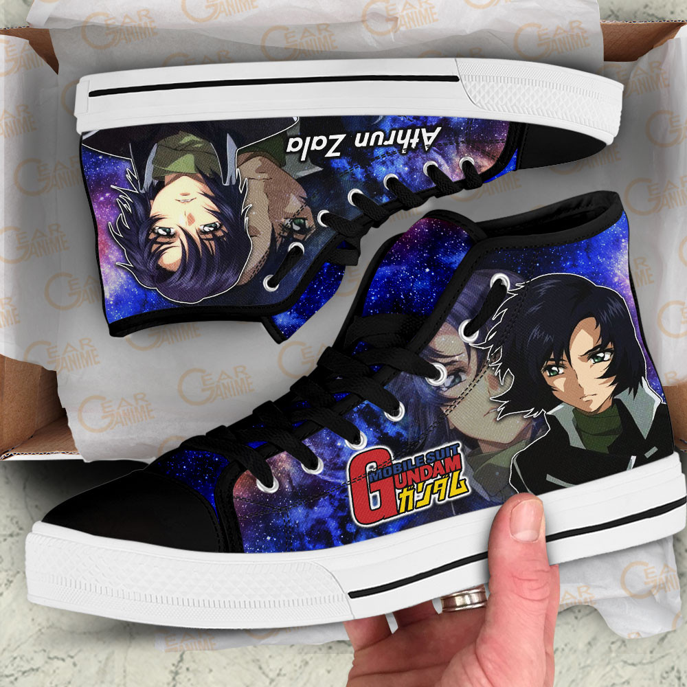 Mobile Suit Gundam Athrun Zala Anime Custom High Top Shoes