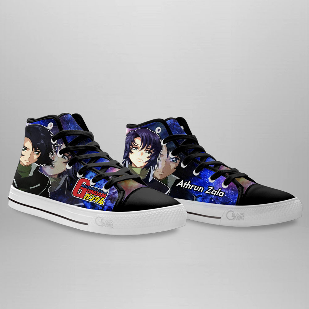 Mobile Suit Gundam Athrun Zala Anime Custom High Top Shoes