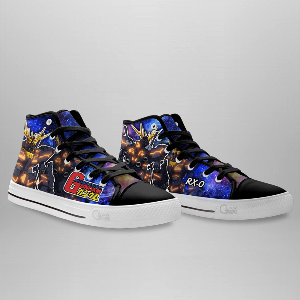 Mobile Suit Gundam Banshee Gundam Anime Custom High Top Shoes