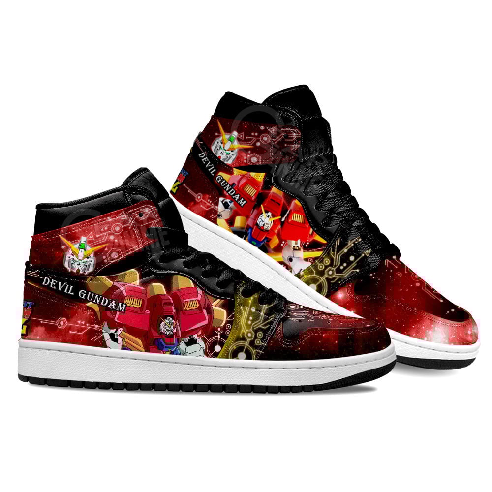 Mobile Suit Gundam Devil Gundam For Anime Fans, Air Jordan Hightop