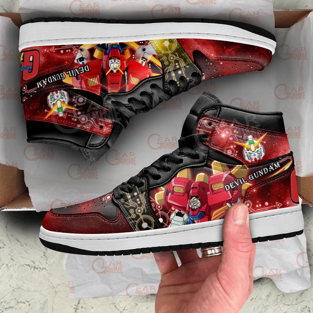 Mobile Suit Gundam Devil Gundam For Anime Fans, Air Jordan Hightop