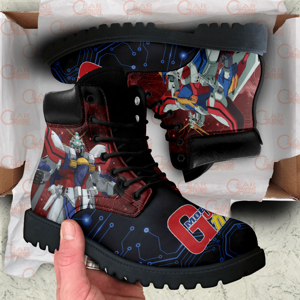 Mobile Suit Gundam God Gundam Boots Anime Custom Shoes