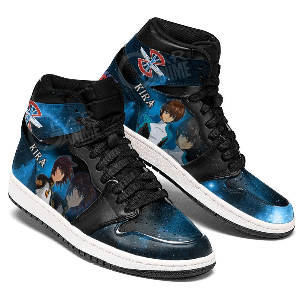 Mobile Suit Gundam Kira Yamato Anime Shoes, Air Jordan Hightop
