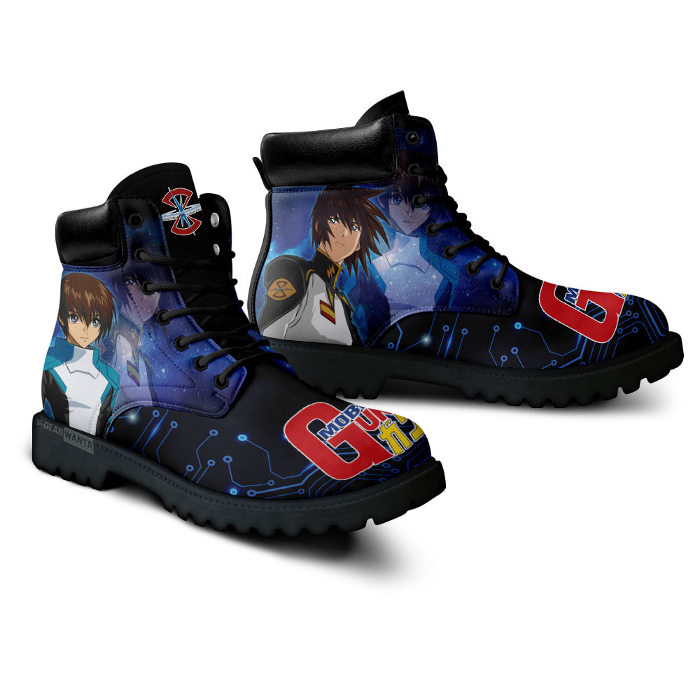 Mobile Suit Gundam Kira Yamato Boots Anime Custom Shoes