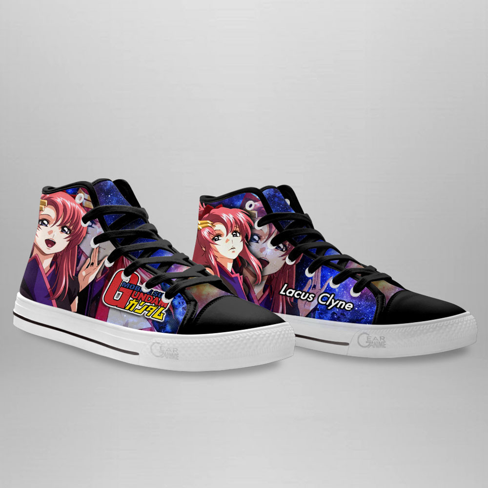 Mobile Suit Gundam Lacus Clyne Anime Custom High Top Shoes