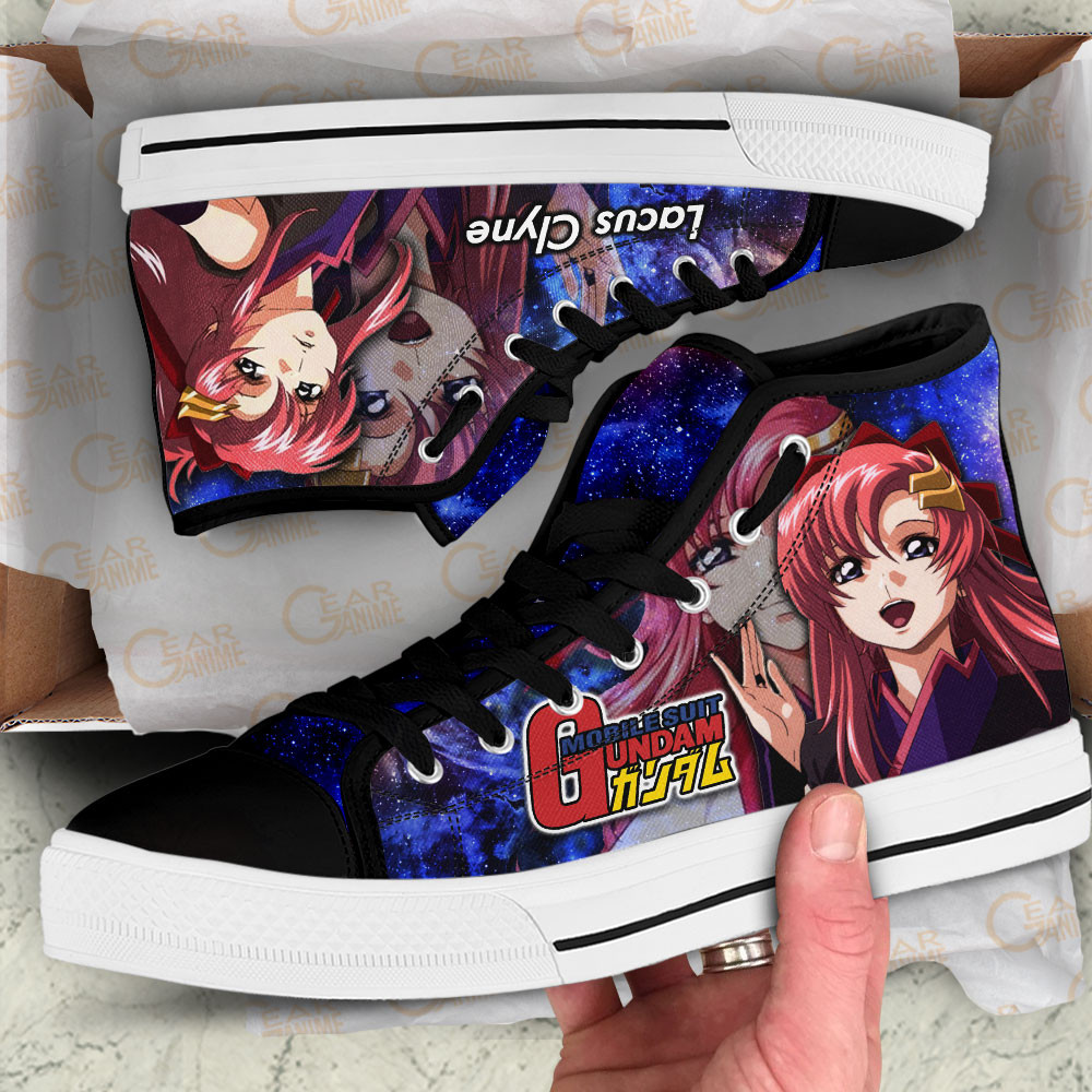 Mobile Suit Gundam Lacus Clyne Anime Custom High Top Shoes