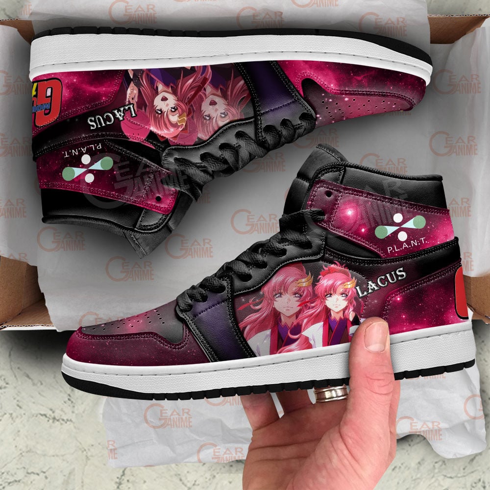 Mobile Suit Gundam Lacus Clyne Shoes For Anime Fans, Air Jordan Hightop