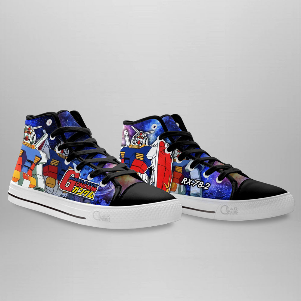 Mobile Suit Gundam RX-78-2 Gundam Anime Custom High Top Shoes