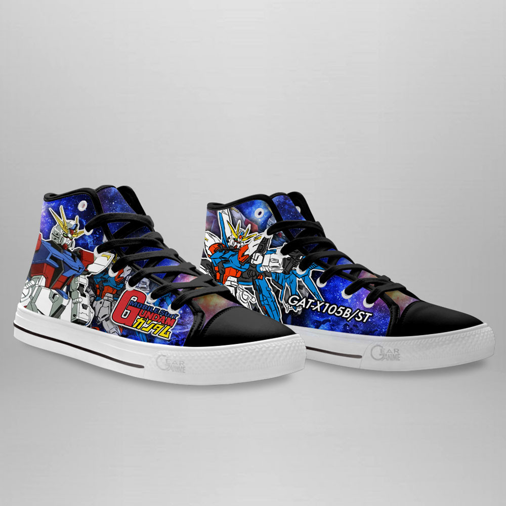 Mobile Suit Gundam Star Build Strike Gundam Anime Custom High Top Shoes