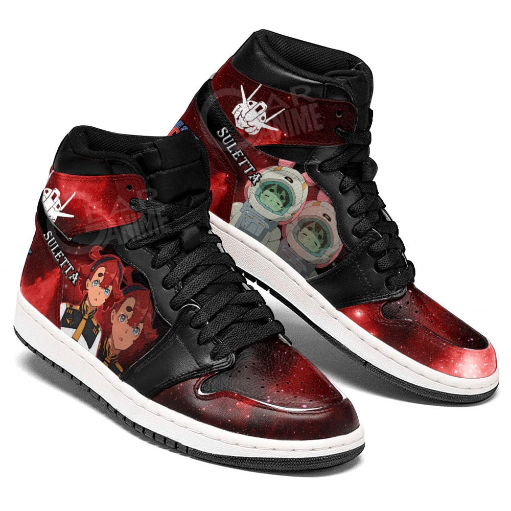 Mobile Suit Gundam Suletta Mercury Anime Shoes, Air Jordan Hightop
