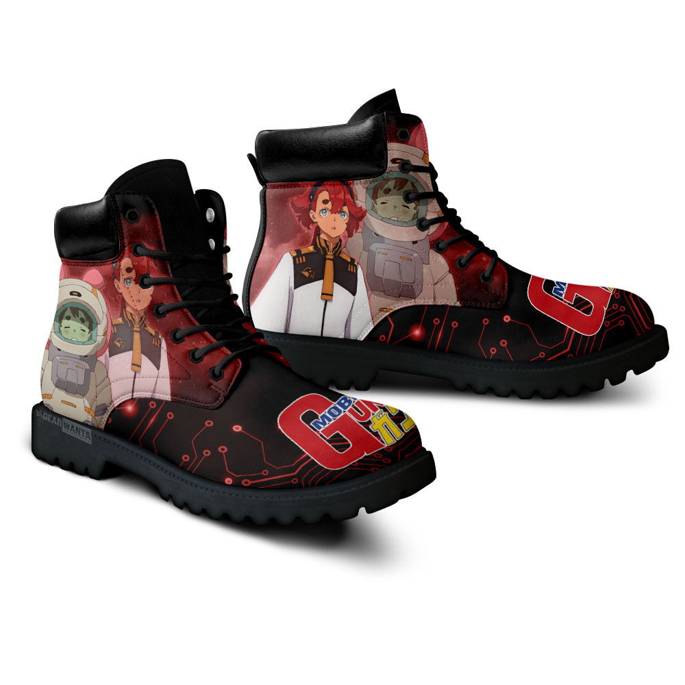 Mobile Suit Gundam Suletta Mercury Boots Anime Custom Shoes