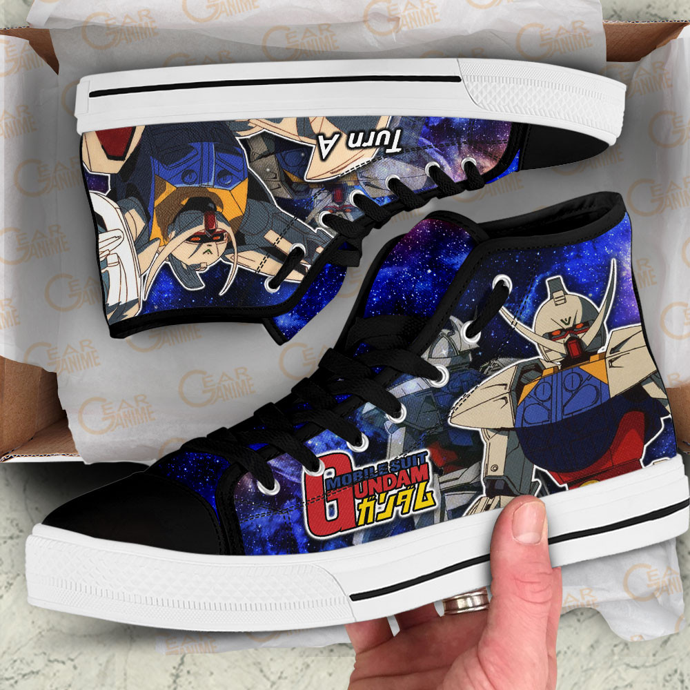 Mobile Suit Gundam Turn A Gundam Anime Custom High Top Shoes