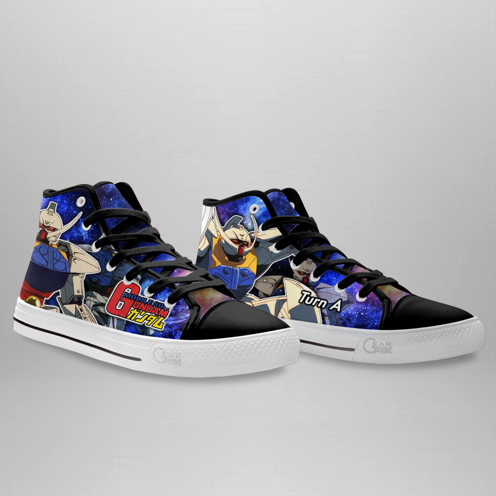 Mobile Suit Gundam Turn A Gundam Anime Custom High Top Shoes