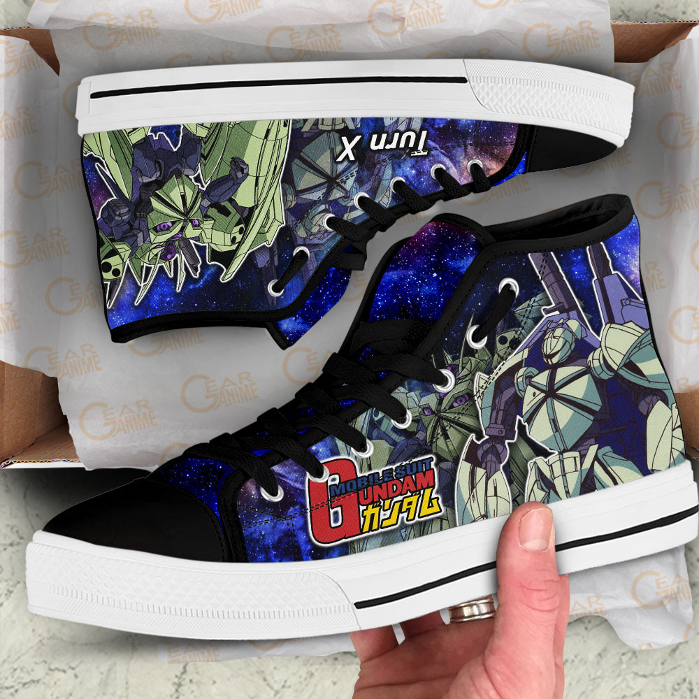 Mobile Suit Gundam Turn X Gundam Anime Custom High Top Shoes