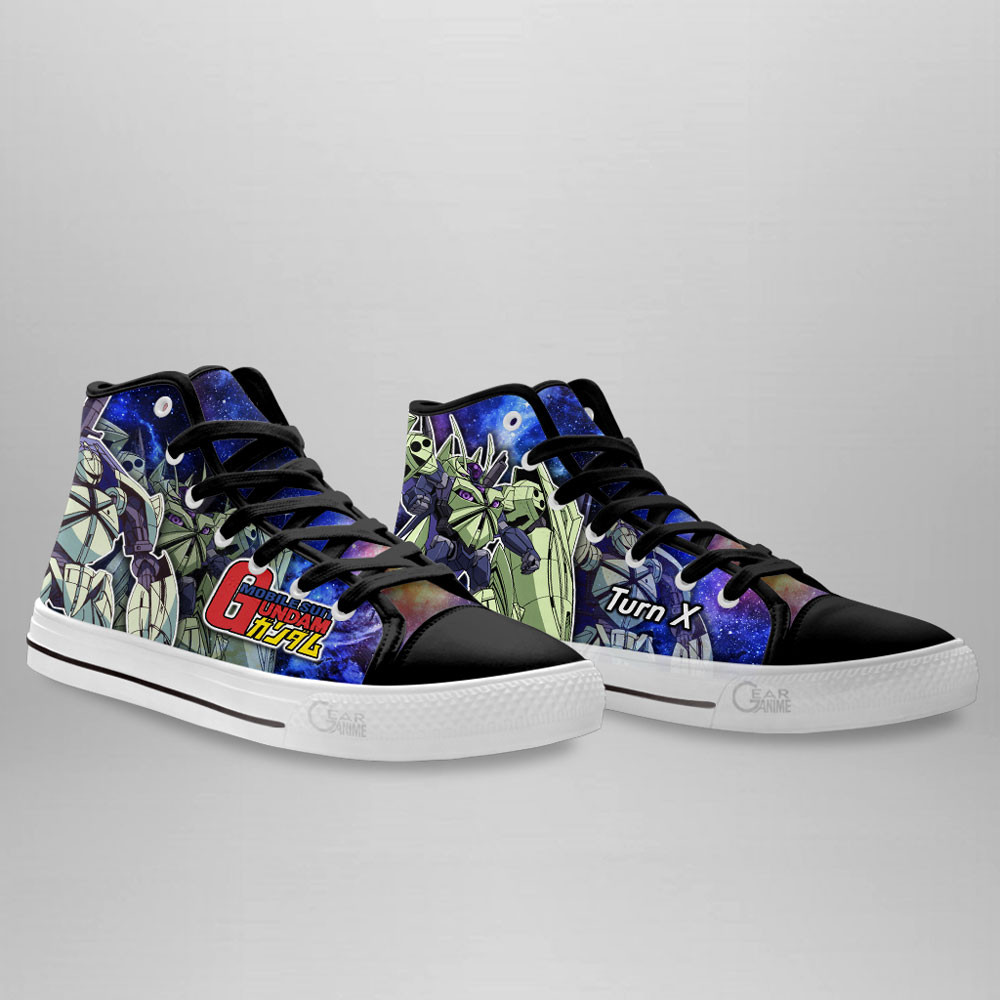 Mobile Suit Gundam Turn X Gundam Anime Custom High Top Shoes
