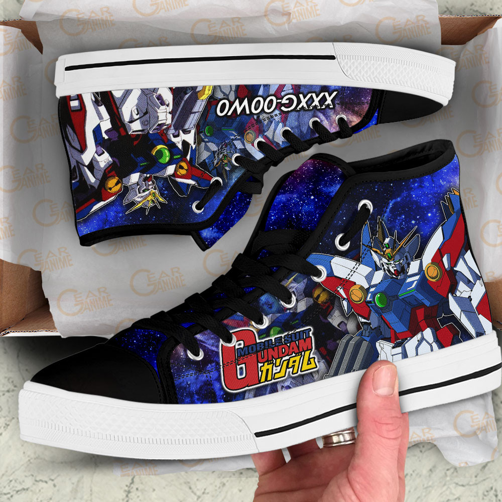 Mobile Suit Gundam Wing Gundam Zero Anime Custom High Top Shoes