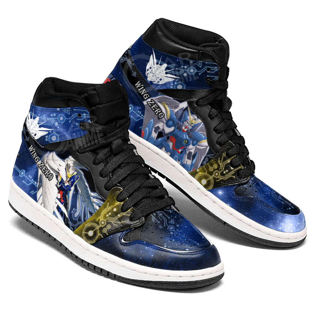 Mobile Suit Gundam Wing Gundam Zero Anime Shoes, Air Jordan Hightop