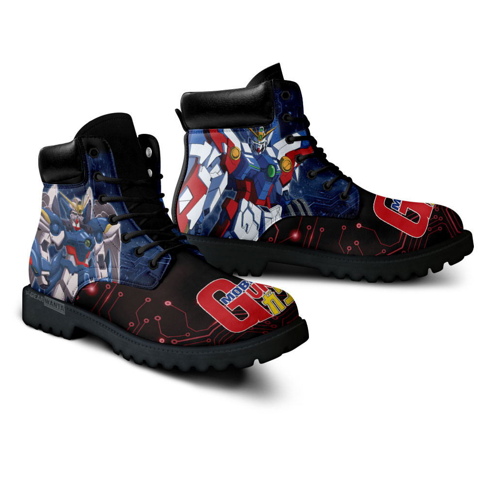 Mobile Suit Gundam Wing Gundam Zero Boots Anime Custom Shoes