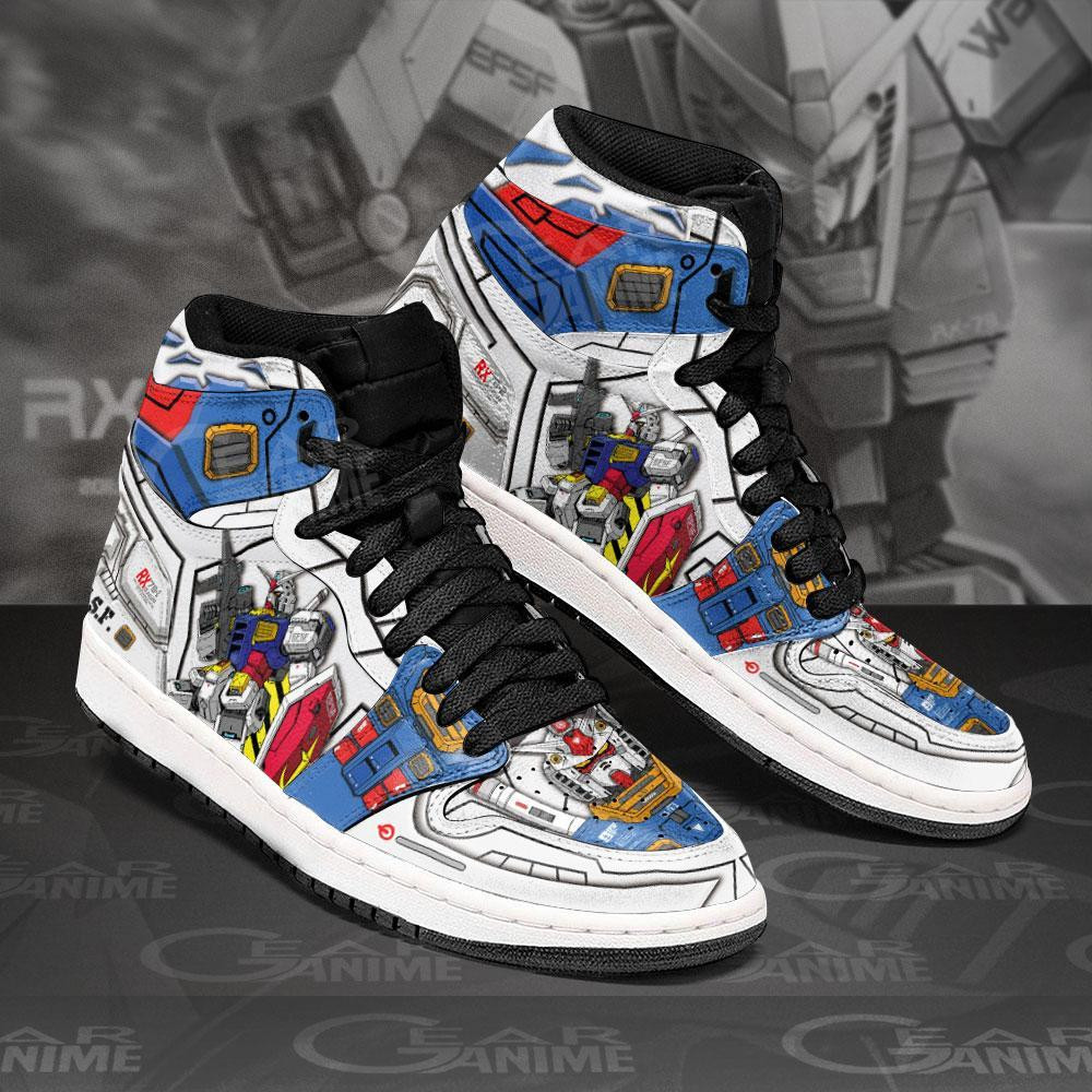 Mobile Suit RX-78-2 Gundam Anime Shoes, Air Jordan Hightop